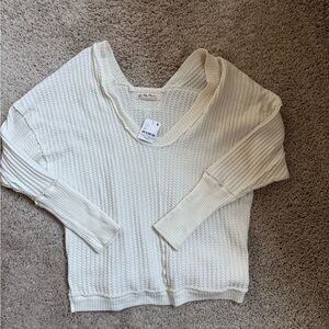 Free people new magic thermal color Bone size Med.  NWT